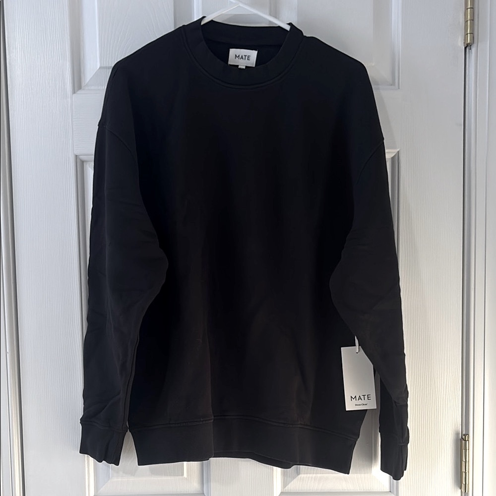 NWT MATE the Label Organic Fleece Oversized Sweatshirt